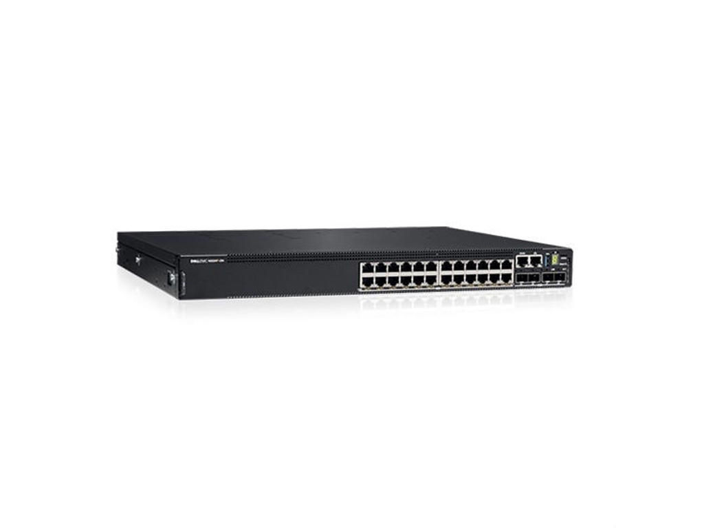 DELL N-Series N3224P-ON Administreret L2 Gigabit Ethernet (10/100/1000) Strøm over Ethernet (PoE) 1U Sort