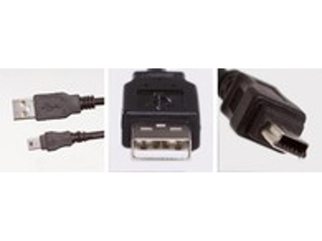 Microconnect USBAMB52 USB-kabel USB 2.0 1,8 m USB A Mini-USB B Sort