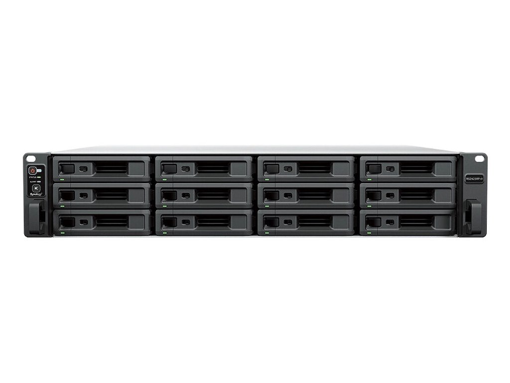 Synology RackStation RS2423RP+II NAS Stativ (2U) AMD Ryzen V1780B 8 GB DDR4 0 TB DiskStation Manager Sort