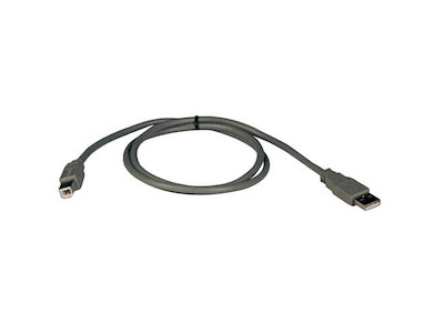 Tripp Lite U021-003 USB-kabel USB 2.0 0,9 m USB A USB B 0,48 Gbit/sek. Grå