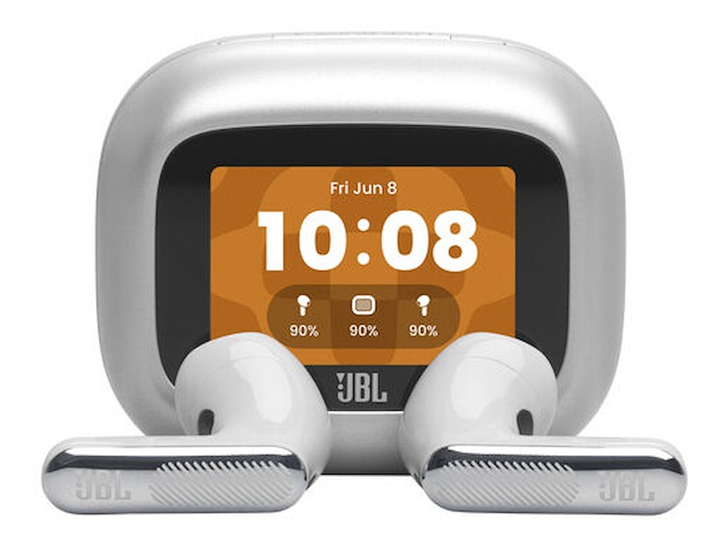 JBL Live Flex 4 Headset Trådløs I ørerne Opkald/Musik/Sport/Hverdag Bluetooth Sølv