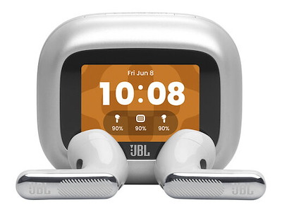 JBL Live Flex 4 Headset Trådløs I ørerne Opkald/Musik/Sport/Hverdag Bluetooth Sølv