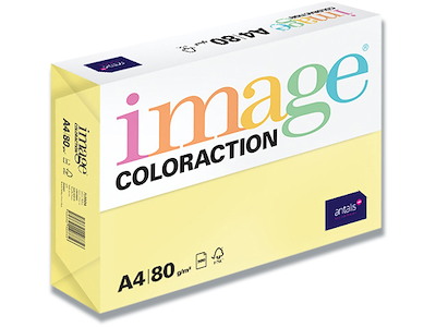 Kopipapir, Florida Lemon Yellow, Farvenr ZG34, A4, Image ColorAction 80 g/m² 