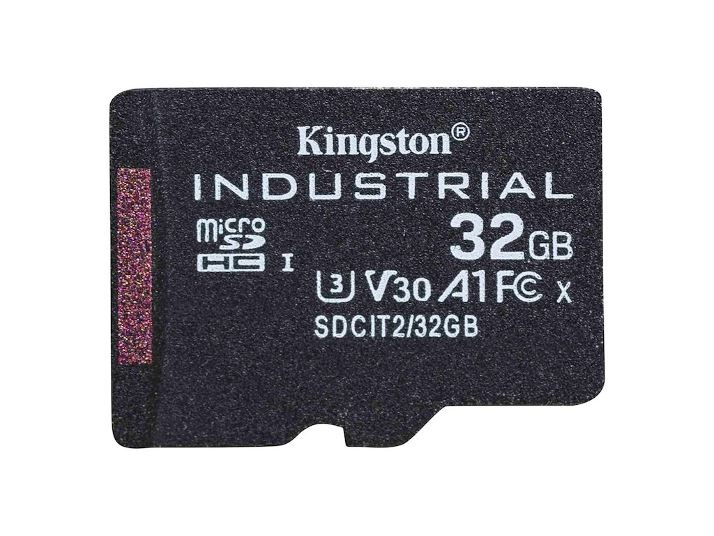 Kingston Technology 32GB microSDHC Industrial C10 A1 pSLC kort enkeltpakke uden adapter