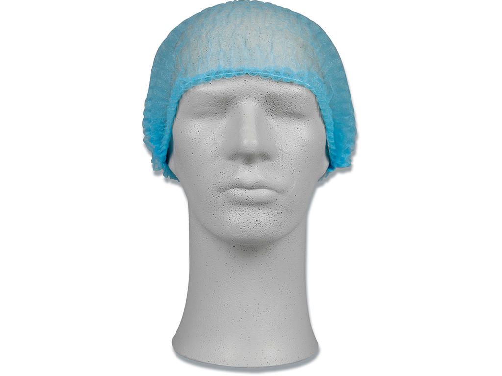 Hårnet, engangs, blå, one size, PP, usteril, 200 stk, Classic