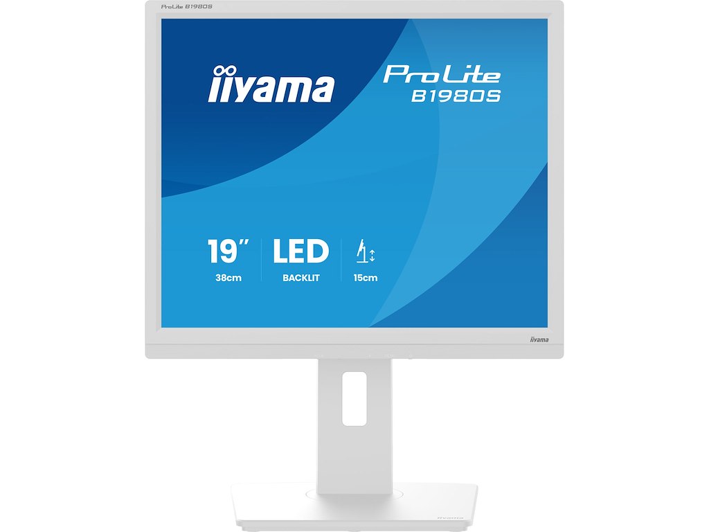 iiyama ProLite B1980S-W1 computerskærm 48,3 cm (19") 1280 x 1024 pixel SVGA LED Hvid