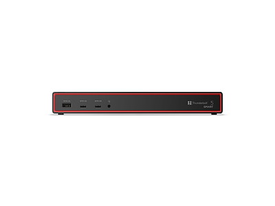 Lenovo ThinkPad Thunderbolt 5 Smart Dock 7500 Ledningsført Sort