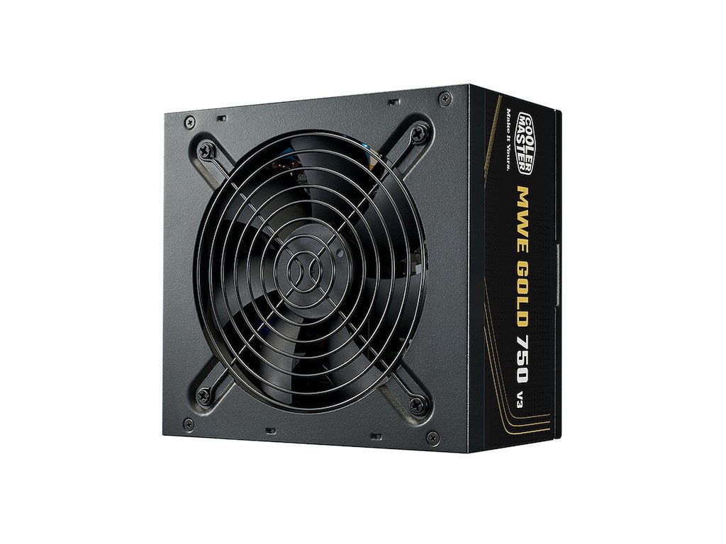 Cooler Master MWE Gold V3 ATX 3.1 Non-Modular Series enhed til strømforsyning 750 W 24-pin ATX Sort