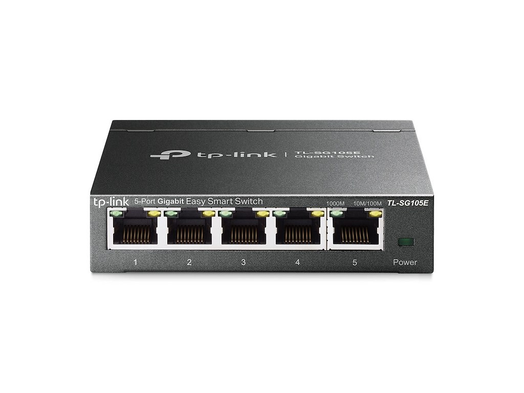 TP-Link TL-SG105E(UN) netværksswitch Administreret L2 Gigabit Ethernet (10/100/1000) Sort