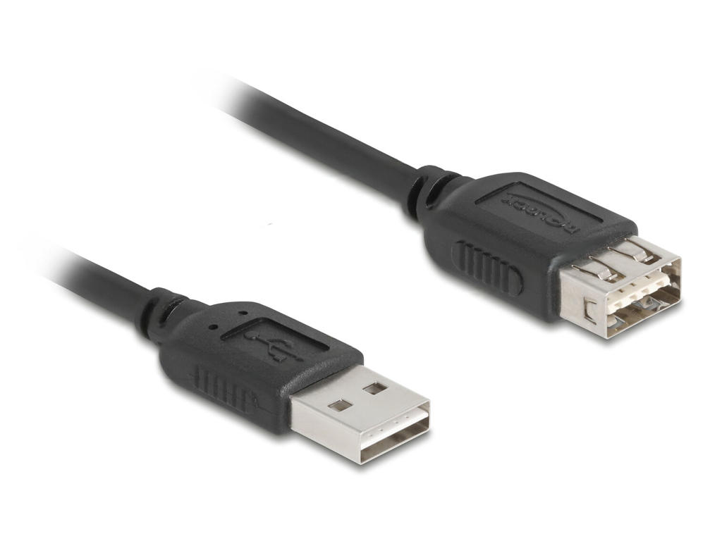 DeLOCK 81510 USB-kabel USB 2.0 0,2 m USB A Sort