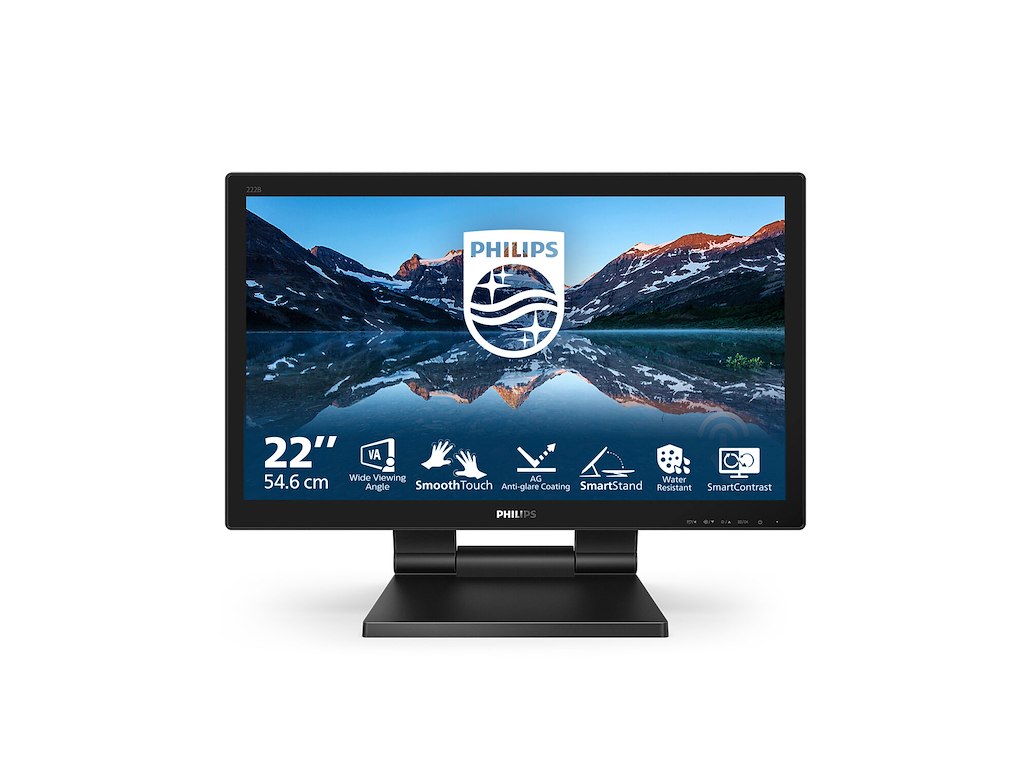 Philips B Line 222B9TA/00 LED display 54,6 cm (21.5") 1920 x 1080 pixel Fuld HD LCD Berøringsskærm Bordplade Sort