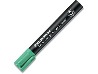 Marker, Rund spids, 2 mm, Grøn, Staedtler Lumocolor 352