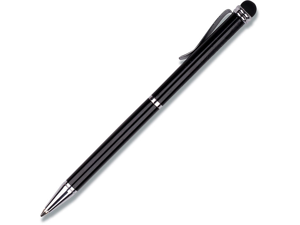 Kalender tilbehør, Kuglepen med touch-funktion, 1 stk, Sort, Mayland 