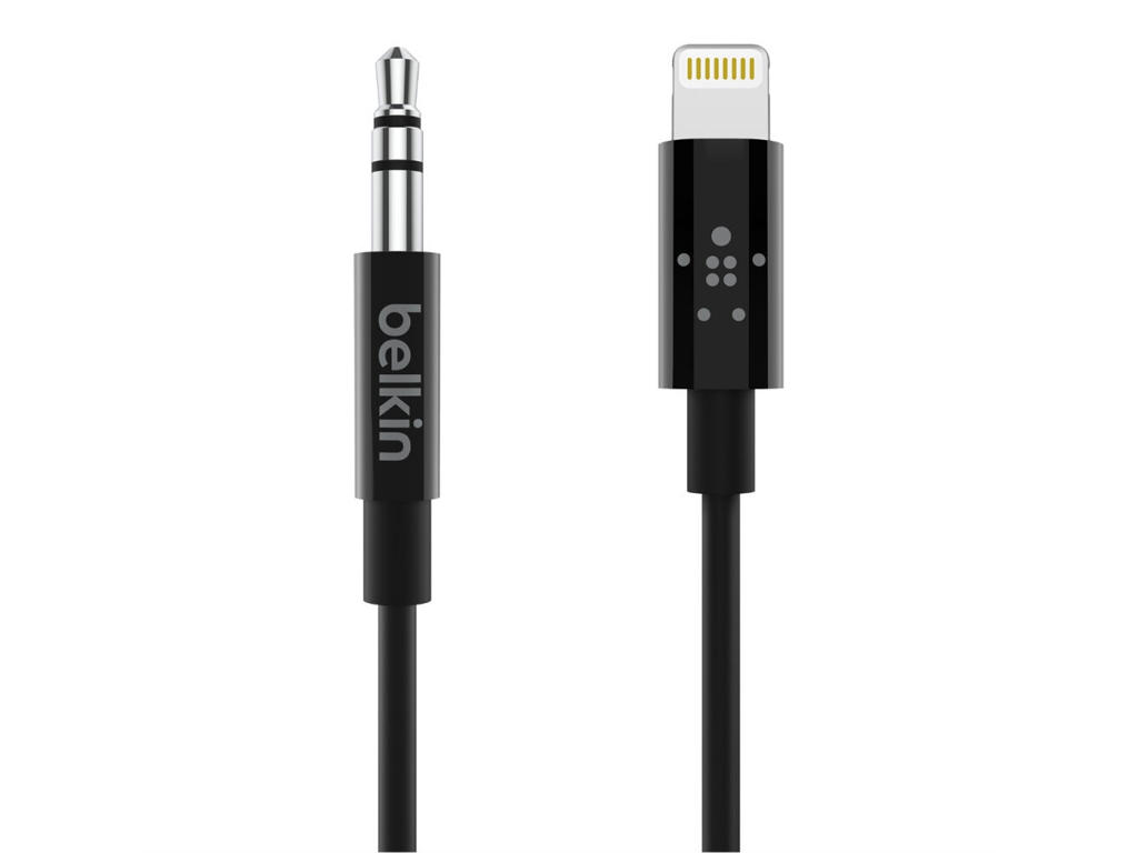 Belkin AV10172BT03-BLK lydkabel 0,9 m 3.5mm Sort