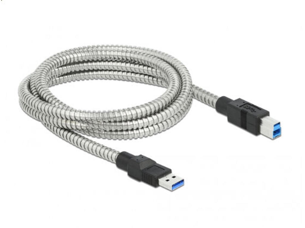 DeLOCK 86779 USB-kabel USB 3.2 Gen 1 (3.1 Gen 1) 2 m USB A USB B Sølv