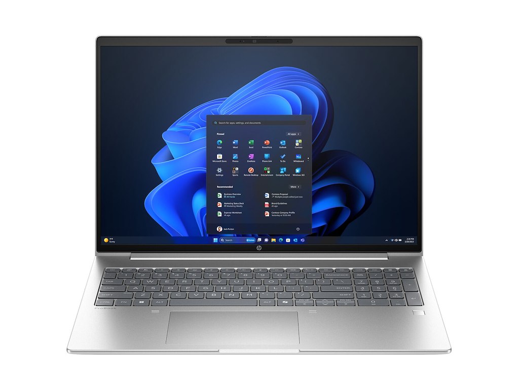 HP ProBook 4 G1ah Wolf Pro Security Edition AMD Ryzen™ 5 220 Laptop 40,6 cm (16") WUXGA 16 GB DDR5-SDRAM 512 GB SSD Wi-Fi 7 (802.11be) Windows 11 Pro AI PC Sølv