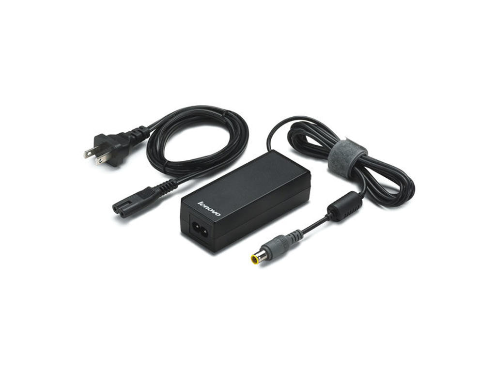 Lenovo 65W AC Adapter (Japan) strømadapter og vekselret Indendørs Sort