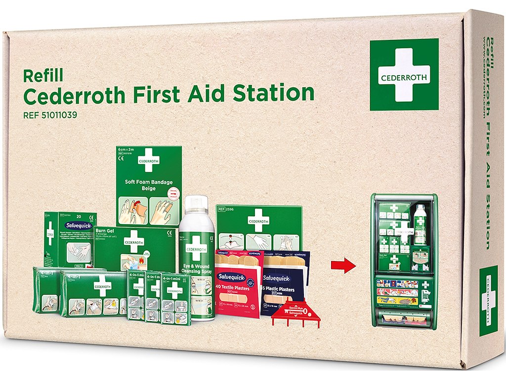 Refill til førstehjælpstation, Cederroth