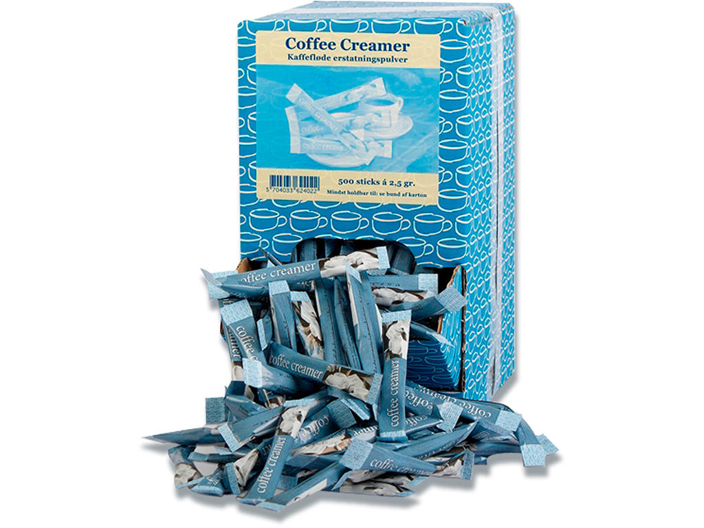 Kaffefløde, 500 sticks, 2.5 g, Fedtprocent: 30%, 