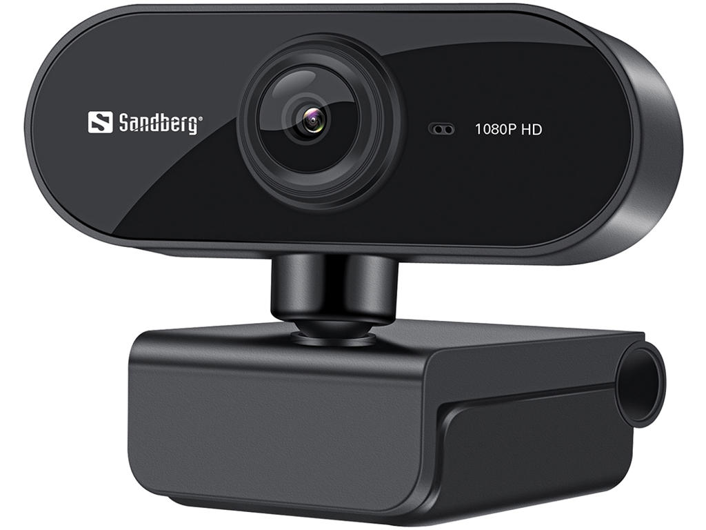 Sandberg USB Webcam Flex 1080P HD, Black
