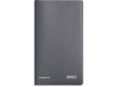Planner, 2027, Index, 1 måned pr. opslag, Mørkegrå, Mayland