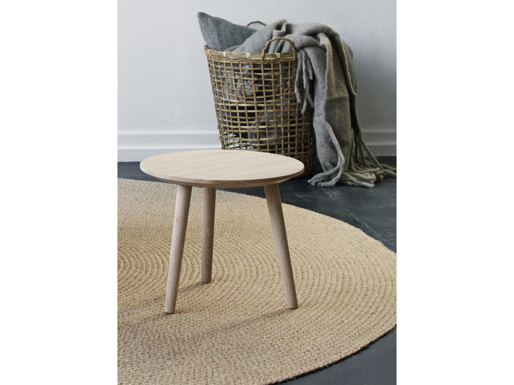 Loungebord, Ø40 cm, 40 cm, Bordplade: Hvid, Trio 9580-1