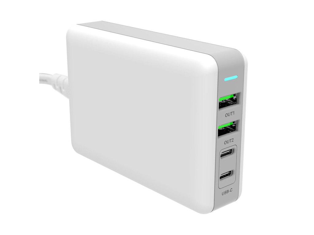 Insmat 530-1100 oplader til mobil enhed Universel Hvid Vekselstrøm Hurtig opladning Indendørs