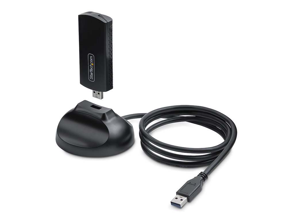 StarTech.com AX54005A-USB-WIFI-6E netværkskort WLAN 2402 Mbit/s