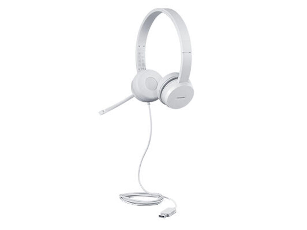 Lenovo GXD1E71385 hovedtelefoner/headset Ledningsført Håndled Opkald/musik USB Type-A Grå