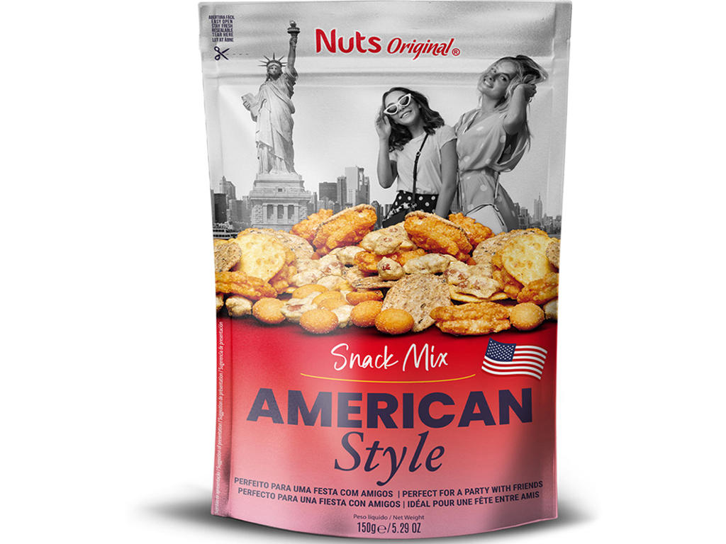 Nøddemix, American Style, 150 gram, 1 pose, Nuts Original