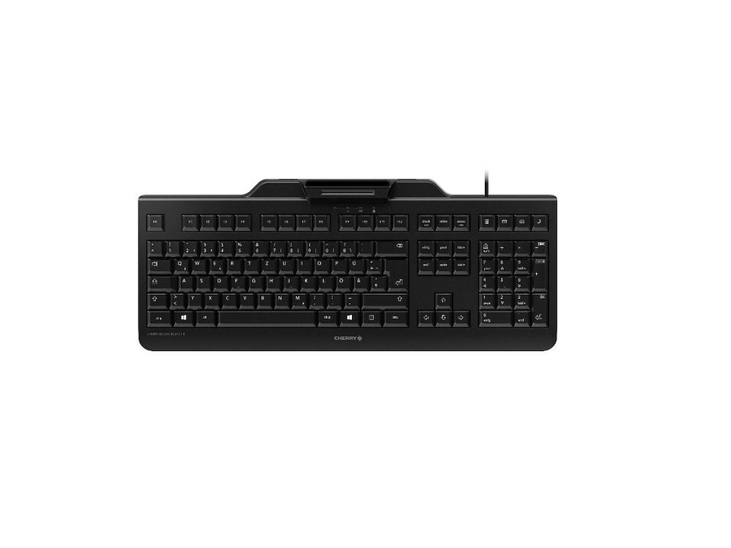 CHERRY JK-A0400EU-2 tastatur Kontor USB QWERTY US engelsk Sort