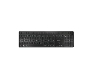 CHERRY KW 9100 SLIM tastatur Universel RF trådløs + Bluetooth QWERTZ Tysk Sort