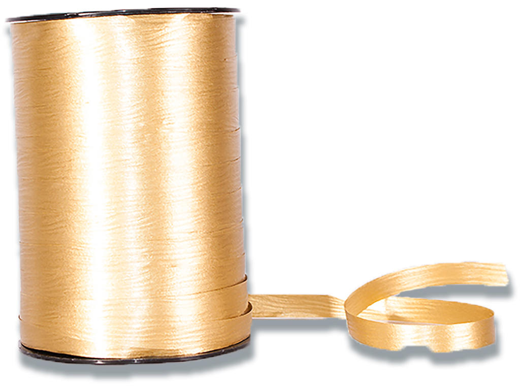 Gavebånd, PP, 10mm x 250m, Guld, Roliba Matline LUX 