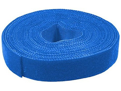 LogiLink KAB0053 kabelsamler Velcro cable tie Velcro Blå 1 stk
