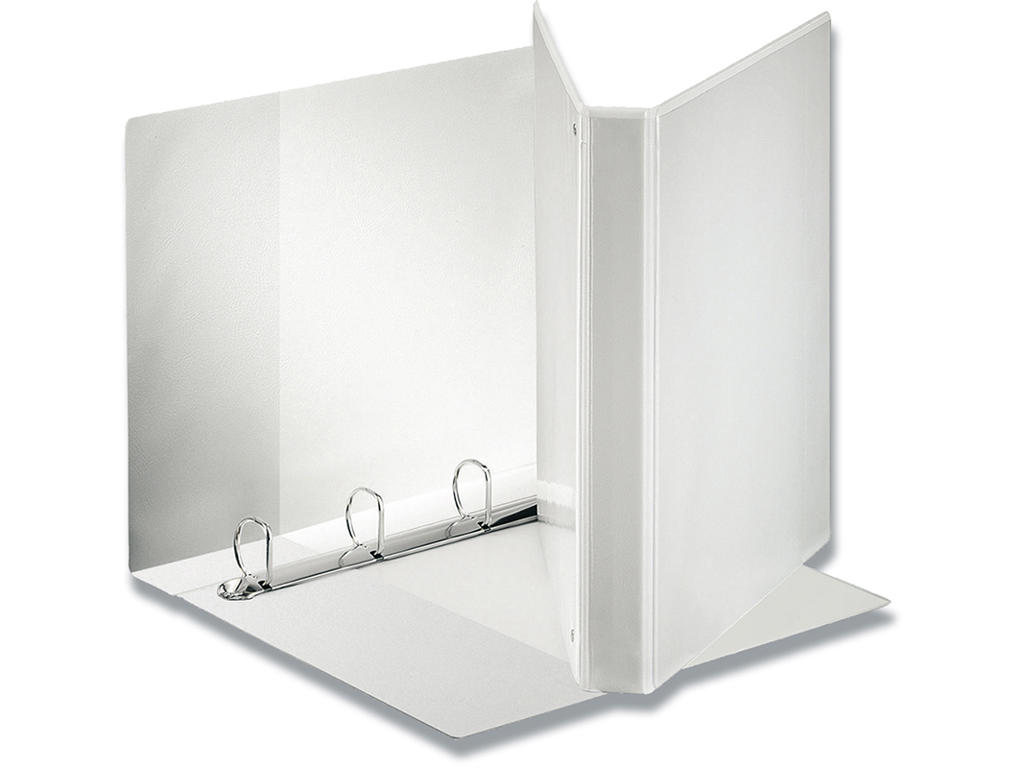 Ringbind, A4 Maxi, 4 D-ringe, Ø25 mm, 4.4 cm, Hvid, Esselte Panorama