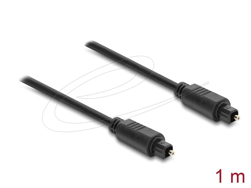 DeLOCK 90923 lydkabel 1 m Toslink Sort