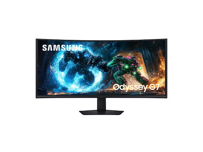 Samsung G75F computerskærm 101,6 cm (40") 5120 x 2160 pixel WUHD LCD Sort