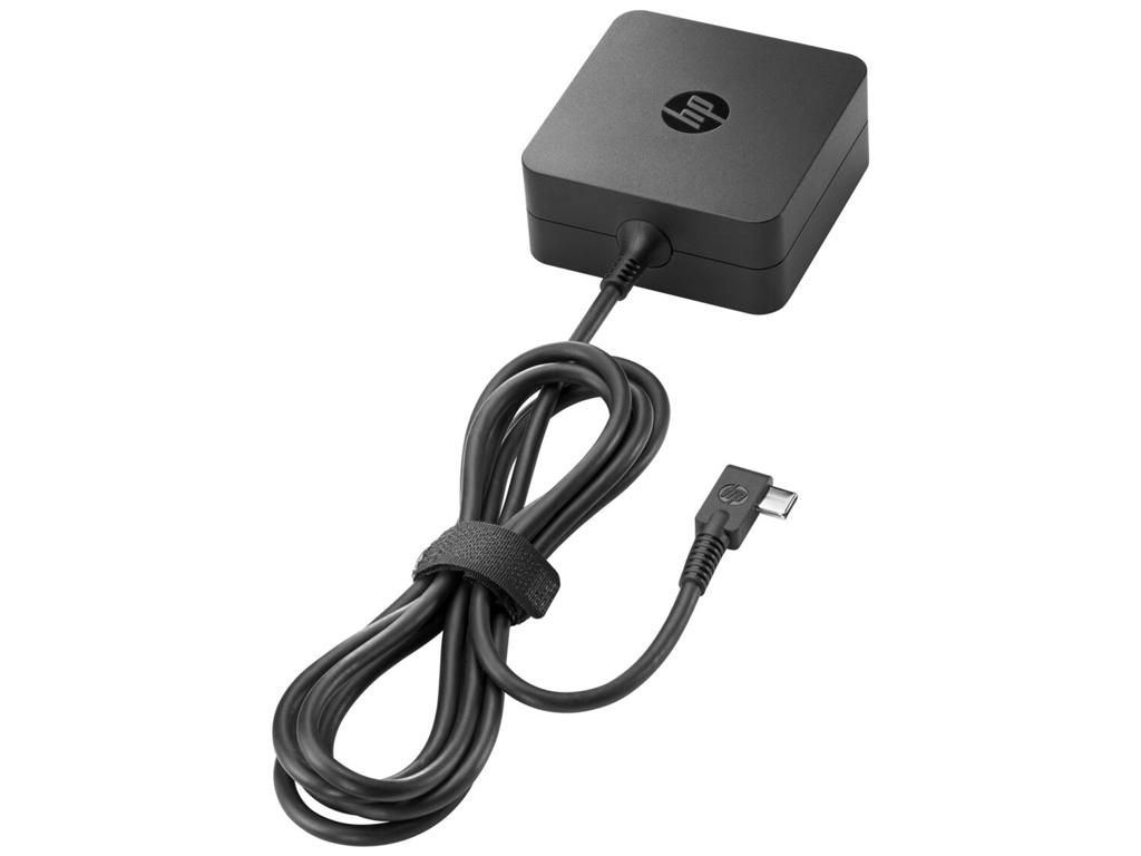 HP 45W USB Type-C AC Adapter strømadapter og vekselret Indendørs Sort