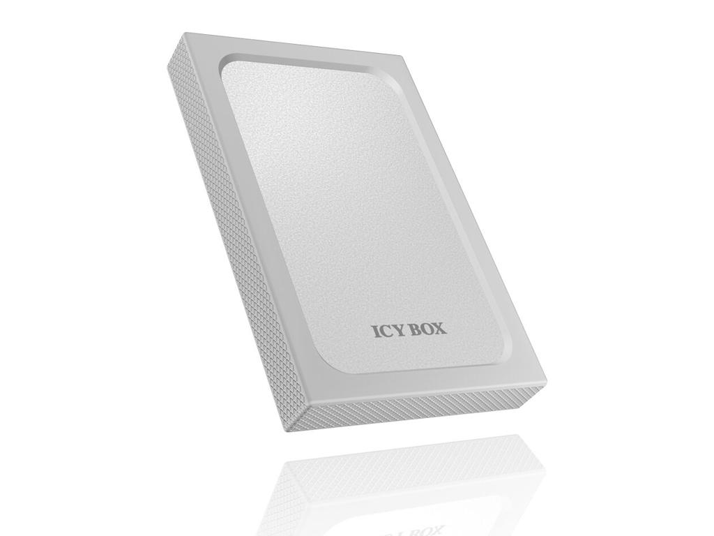 ICY BOX IB-254U3 HDD/SSD kabinet Sølv 2.5" USB-drevet