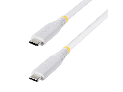 StarTech.com CC1M40GUSB4TPW USB-kabel USB4 Gen 3x2 1 m USB C 40 Gbit/sek. 240 W Hvid