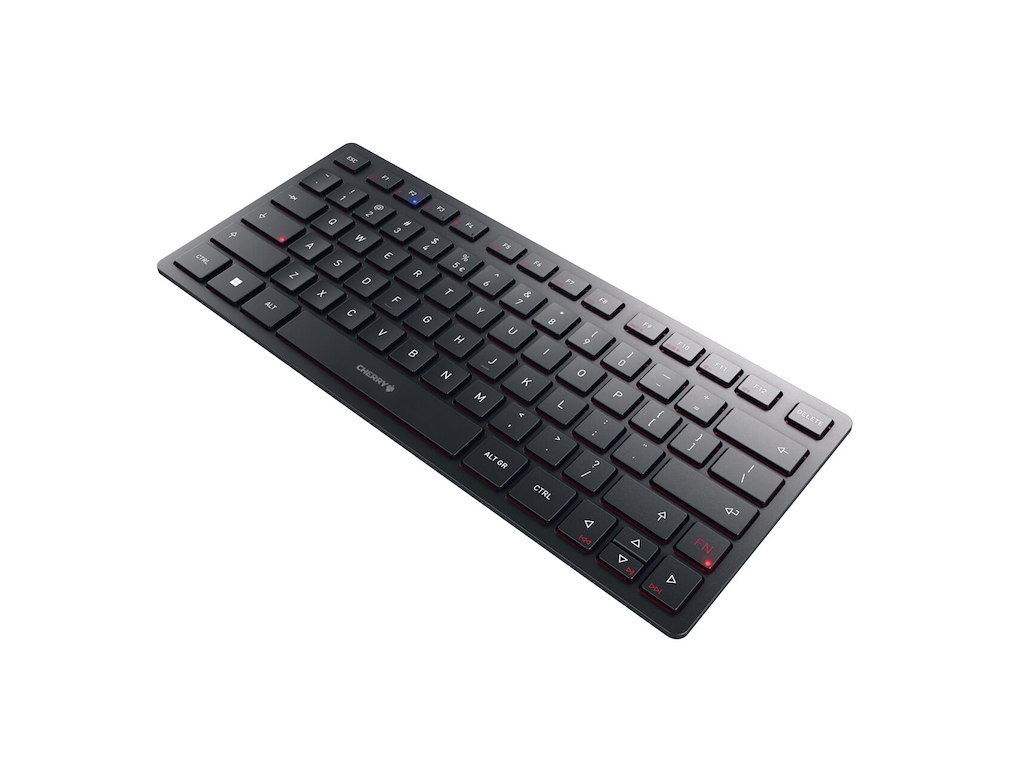 CHERRY KW 9200 MINI tastatur Universel USB + RF Wireless + Bluetooth QWERTY Engelsk Sort