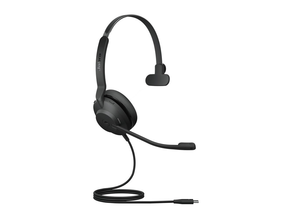 Jabra Evolve2 30 Headset Ledningsført Kontor/Callcenter USB Type-C Sort