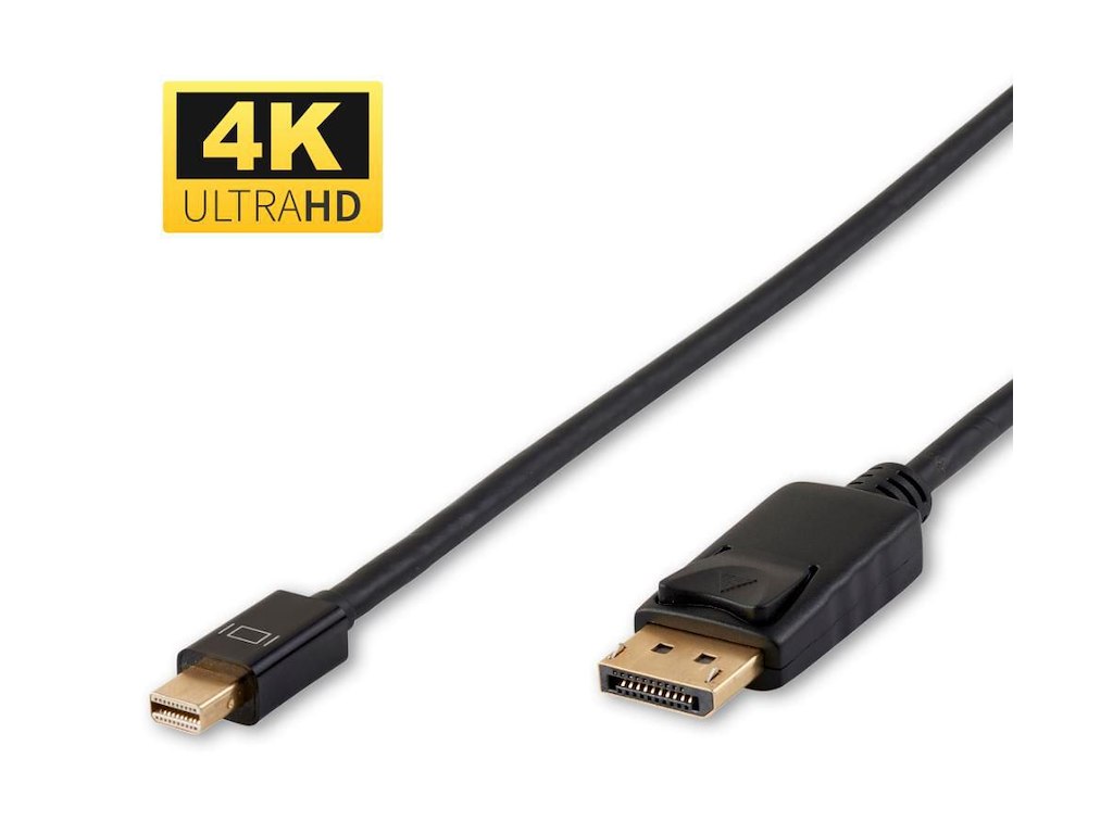 Microconnect DP-MMG-050MB DisplayPort kabel 0,5 m Mini DisplayPort Sort