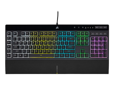 Corsair K55 RGB PRO tastatur Spil USB QWERTY US engelsk Sort
