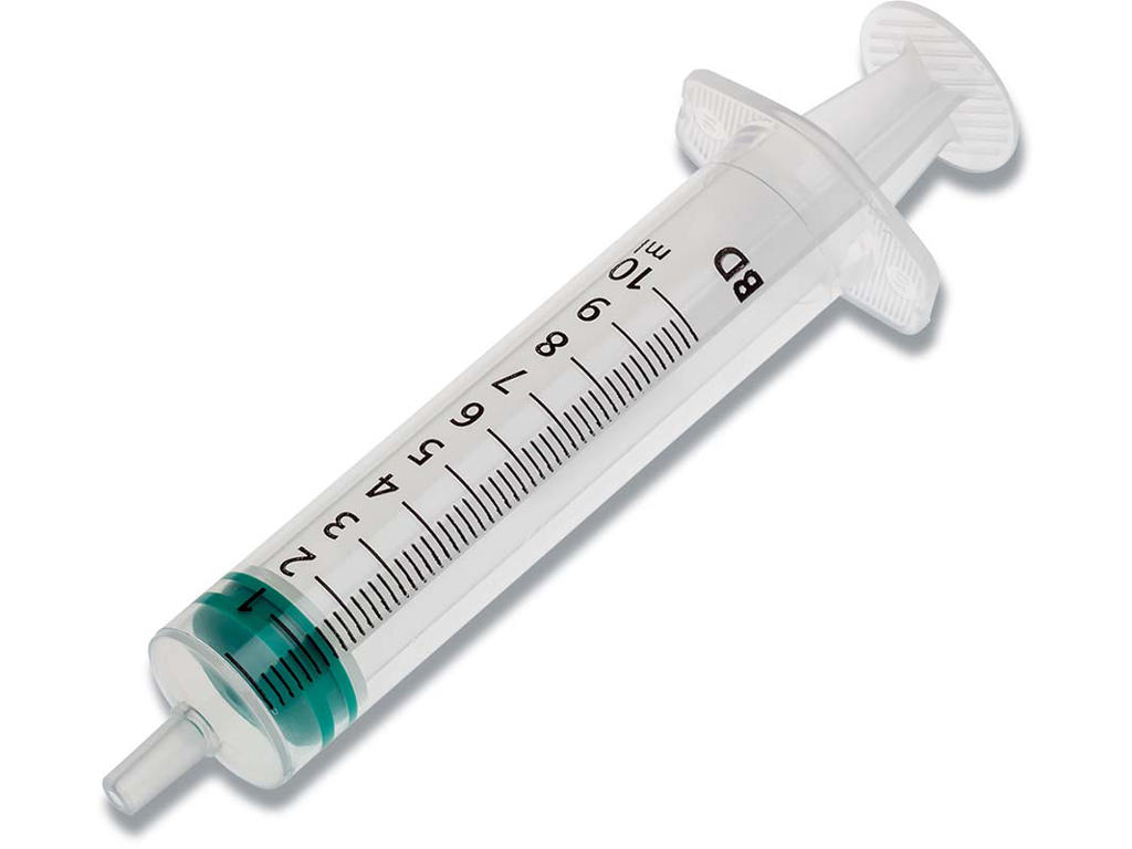 Sprøjte 10 ml. transperent engangs 3 komponent BD Emerald 100 stk