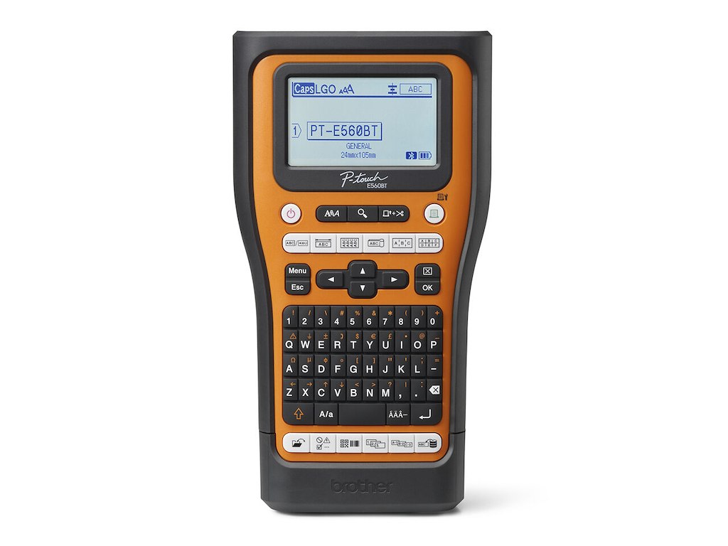 Brother PT-E560BTVP etiketprinter Termisk overførsel 180 x 180 dpi 20 mm/sek. Kabel & trådløs HSE/TZe Bluetooth QWERTY