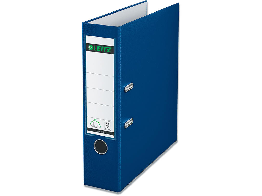 Brevordner, A4, 8 cm, Blå, Leitz 180º Bred