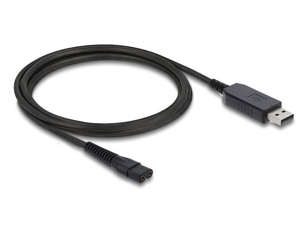 DeLOCK 90983 el-ledning Sort 1,8 m USB A 2-polet