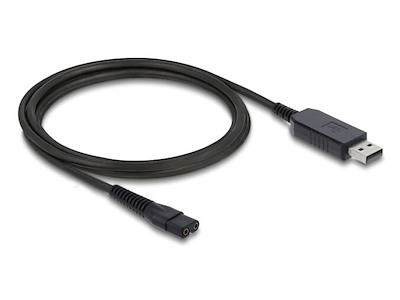 DeLOCK 90983 el-ledning Sort 1,8 m USB A 2-polet