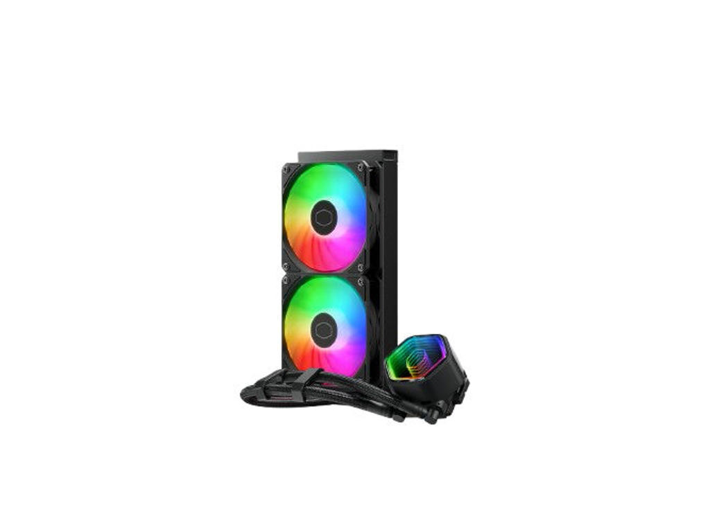 Cooler Master MasterLiquid 240 Core II Processor Væskekølingssæt 12 cm Sort